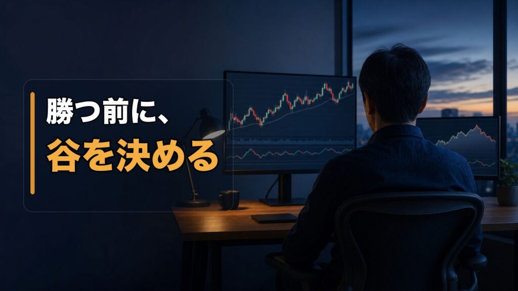 勝つ前に谷を決めるFX最大ドローダウン管理
