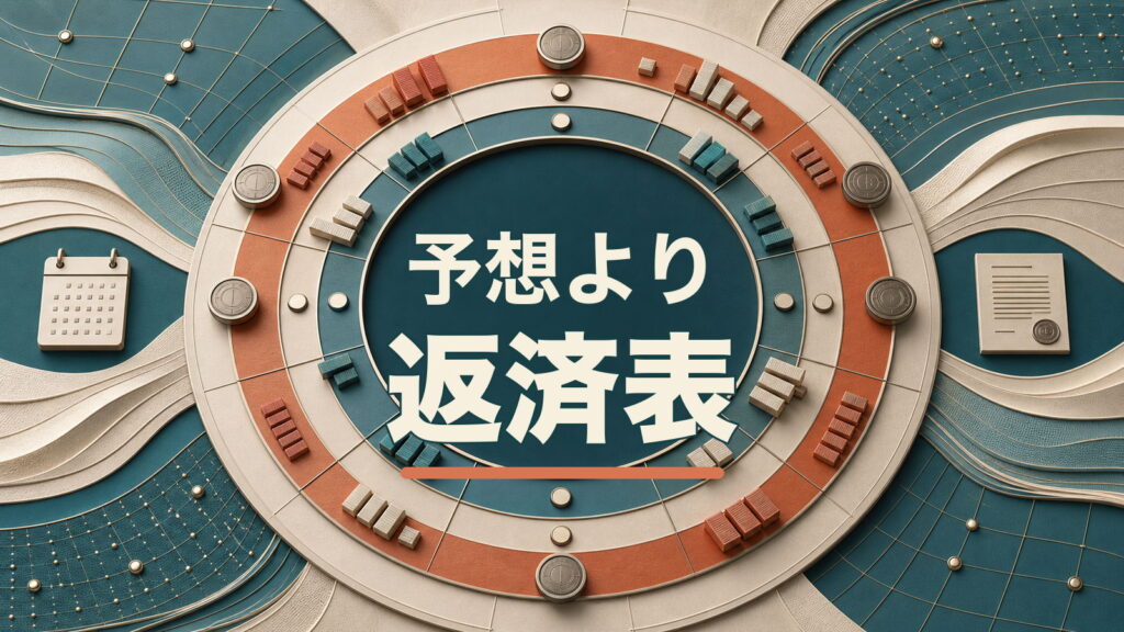 借入金利の予測より返済予定表を確認する