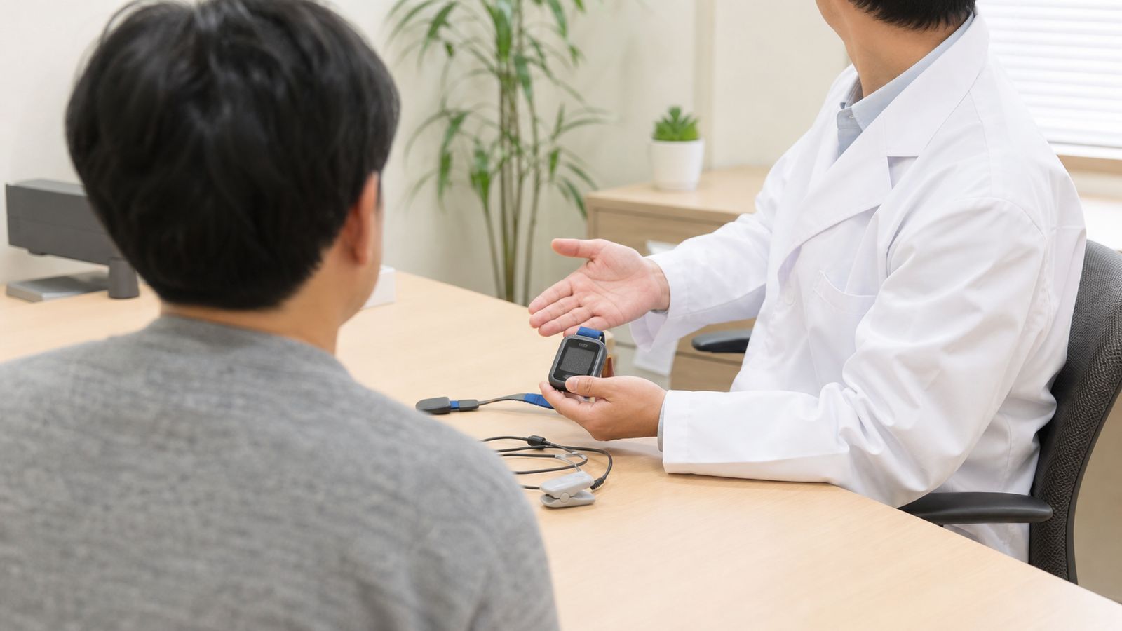 医療機関で睡眠の簡易検査について相談する