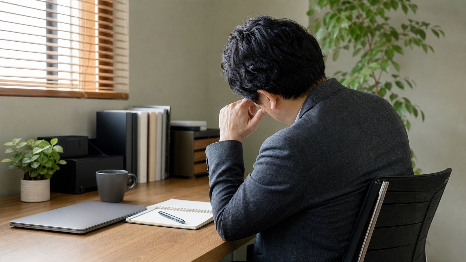 睡眠不足で仕事の集中力が落ちた40代経営者