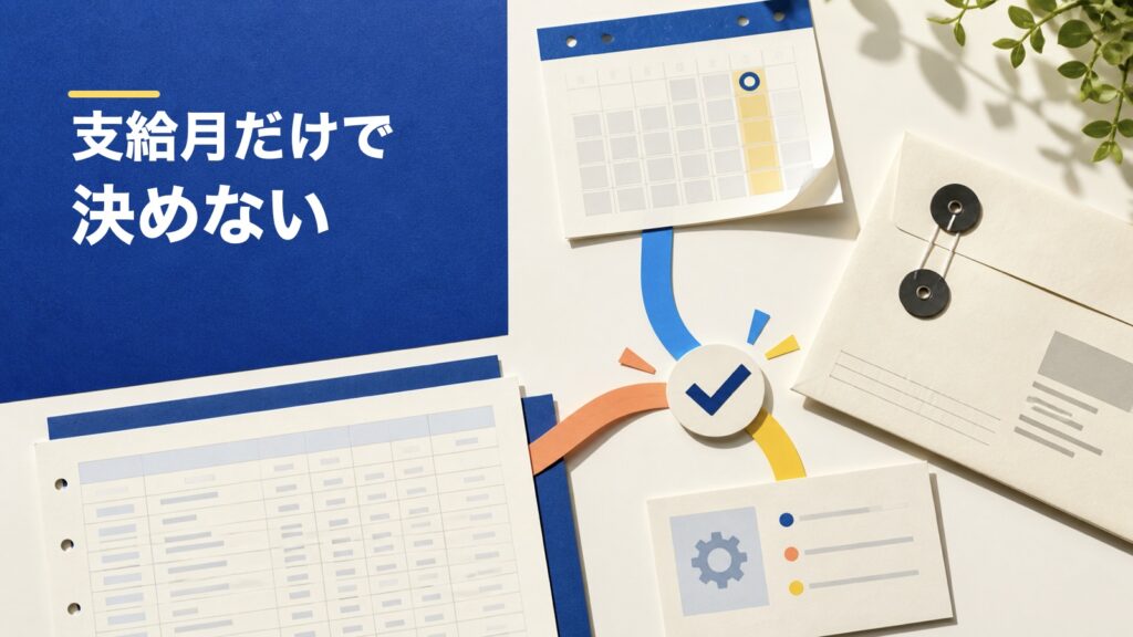 標準報酬月額の9月適用と給与控除月の違いを確認するイメージ