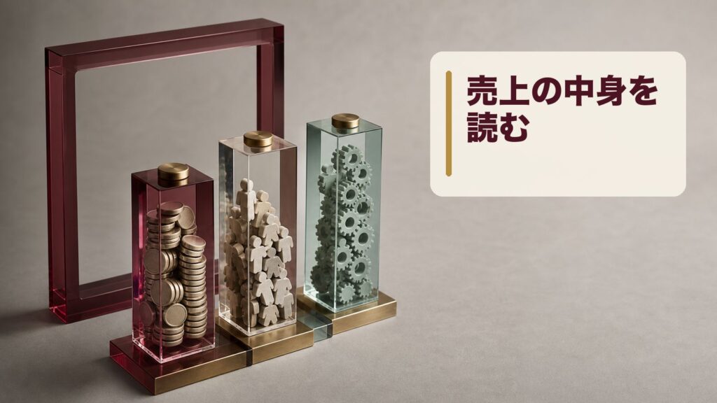 売上の中身を読む